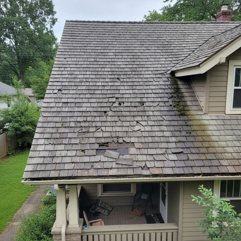 Wood Shingles Repair detail