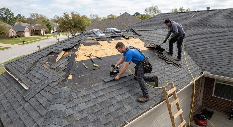 Hail Damage Roof Repair